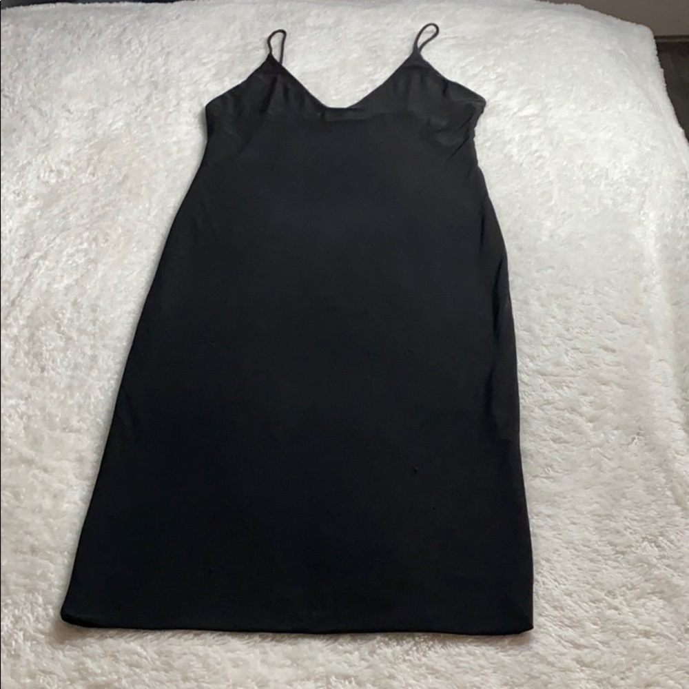 Fashion Nova Black Midi Dress